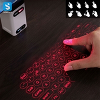 Laser projection virtual laser keyboard